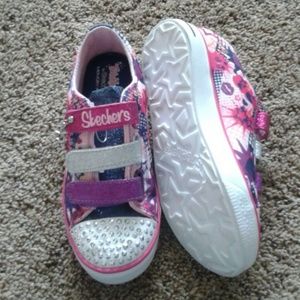 Skechers twinkle toes girls sneakers size 1